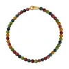 Hyacinth New Chinese-style natural stone necklace with a contrasting color design for women, highlighting a fair and elegant look, and exuding a sense of sophistication. 2025 new trendy collarbone chain Item Picture